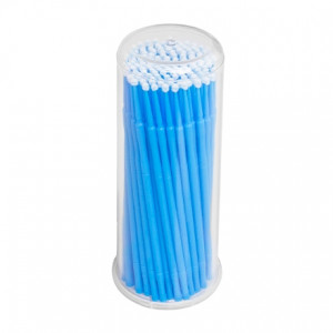 IRISK, Микрощеточки в баночке, L, синие, 90 шт